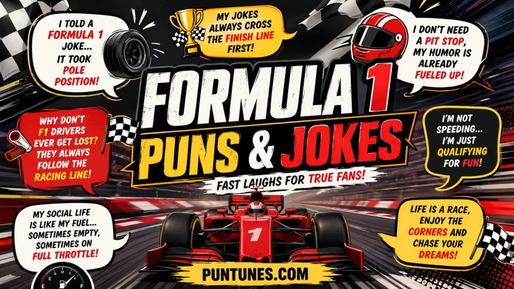 formula 1 puns