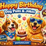 happy birthday dog puns