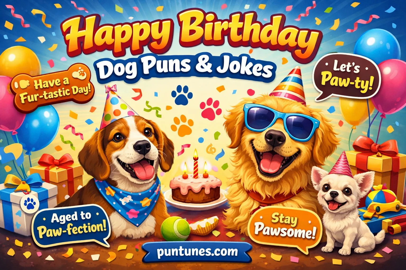 happy birthday dog puns