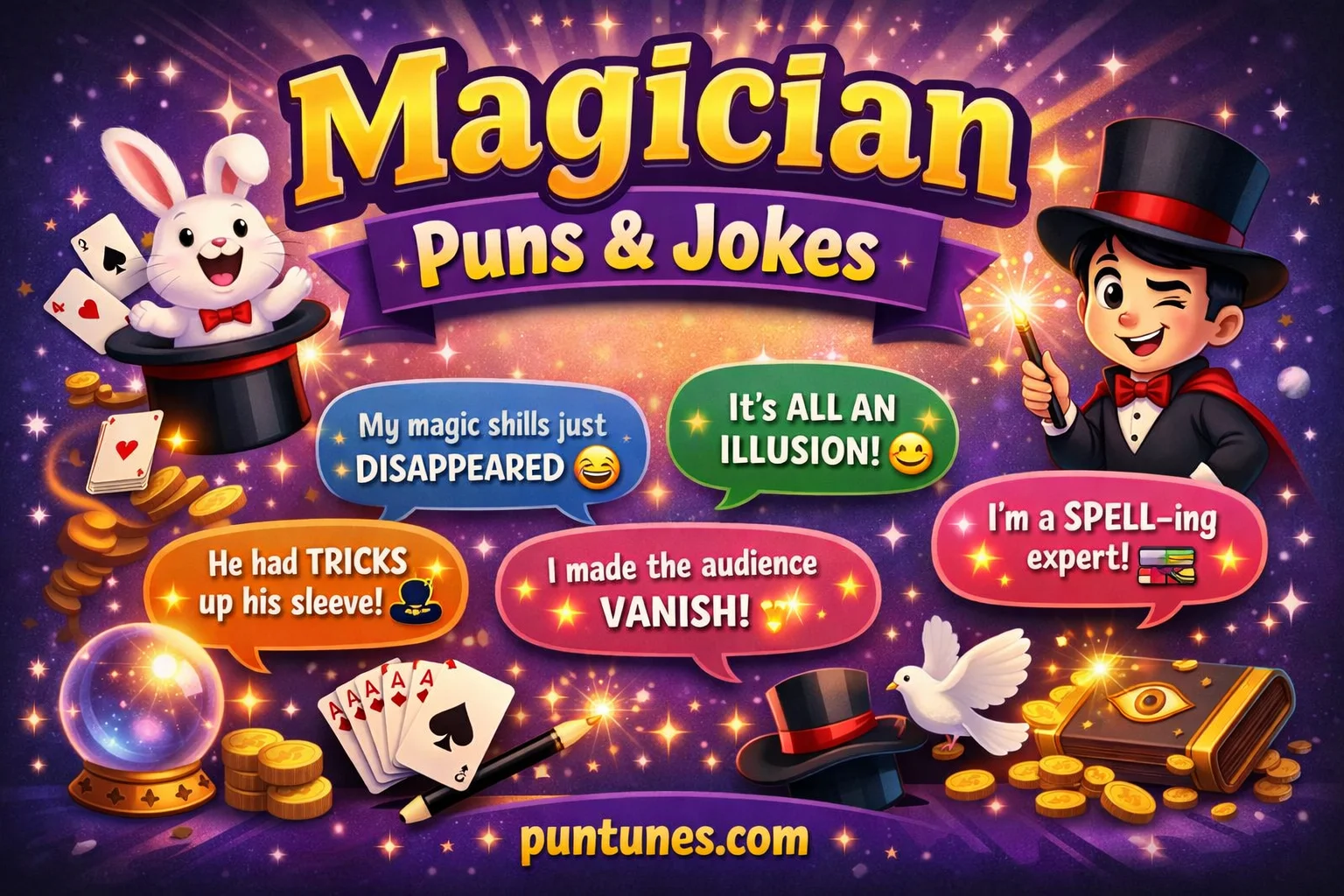 magician puns
